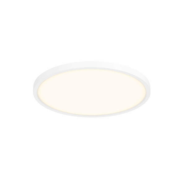 Dals 9 Inch Slim Round LED Flush Mount 7209-WH